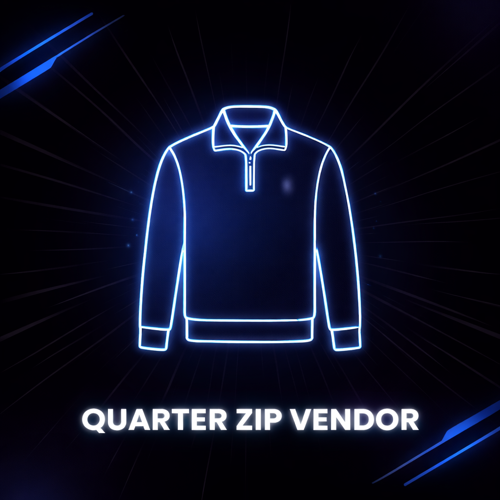 Quarter zip Vendor